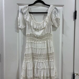 Free People Lace Mini Dress